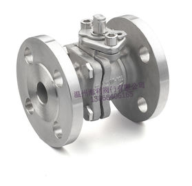 Válvula de bola 2PC de aço inoxidável, extremidade da flange, almofada de montagem direta, 150LB/300LB, PN16-40