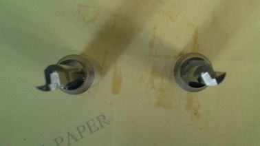 Carboneto contínuo mordido router Straignt da flauta reta do CNC TC0111 mordido com pata de aço