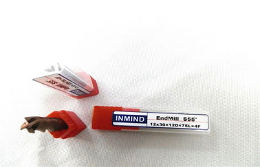 Ferramentas de corte de trituração quadradas do carboneto Titanium longo do moinho de extremidade do alcance para o aço moderado