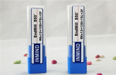 Ferramenta de corte Endmill da grão de Mirco do moinho de extremidade do nariz da bola do carboneto HRC50 que Roughing à terminação