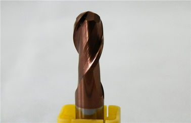 Moinho de extremidade do nariz da bola do CNC de 2 flautas com carboneto contínuo Rod para de aço/de aço inoxidável