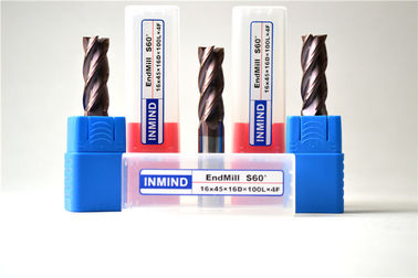 Os micro moinhos de extremidade quadrados da grão para de aço inoxidável/4 Flute o moinho de extremidade do atarraxamento