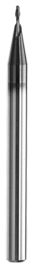 Dois cortador do tamanho HRC55 dos moinhos de extremidade da flauta HRC60 micro micro, 0.3mm a 0.9mm