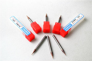 Moinhos de extremidade Tialn do carboneto contínuo feito sob encomenda os micro revestiram o nariz Endmill 0.3um da bola
